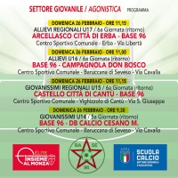 AGONISTICA • Le partite di domani