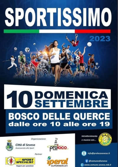 Presenti a “SPORTISSIMO” • Domenica 10 settembre _ Bosco delle Querce