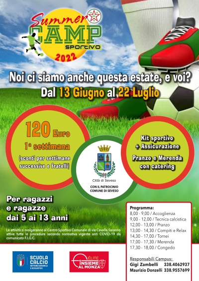 ❤️ Summer Camp Sportivo 2022 💚