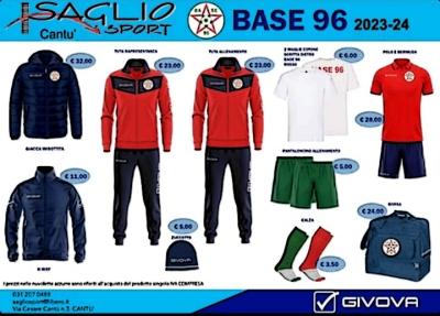 Materiale sportivo settore giovanile “AGONISTICO”